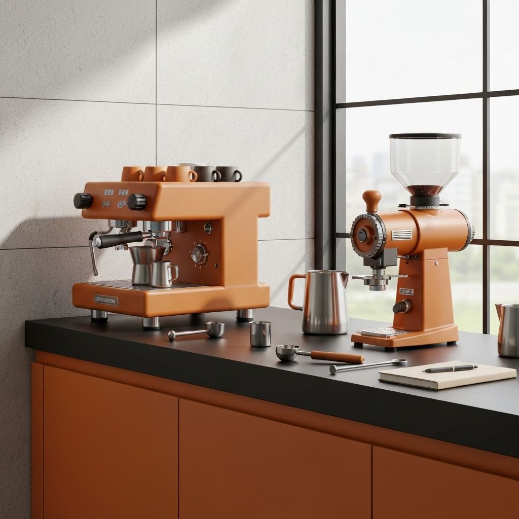 Ci Bai Chuan coffee equipment workspace
